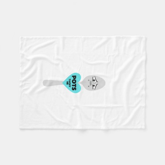 Tachy Me Fleece Blanket (Vorderseite (Horizontal))