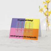 Tachy Medical Pun Karte (Gelbe Blume)