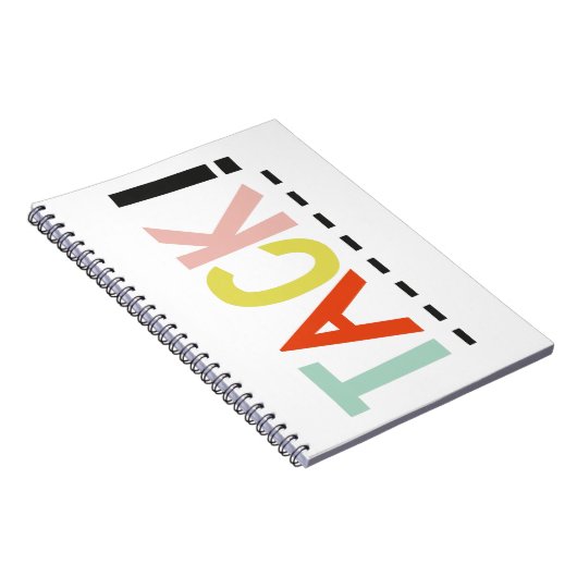 TACK Colors Notebook Notizblock (Rechte Seite)