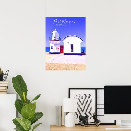 Tacking Point Leuchtturm Port Macquarie Australien Poster (Heimbüro)