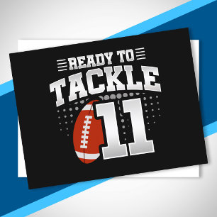 Tackle 11. Geburtstag 11 Jahre Paare Jahrestag Postkarte