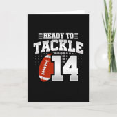 Tackle 14. Geburtstag 14 Jahre Paare Jahrestag Karte (Vorderseite)