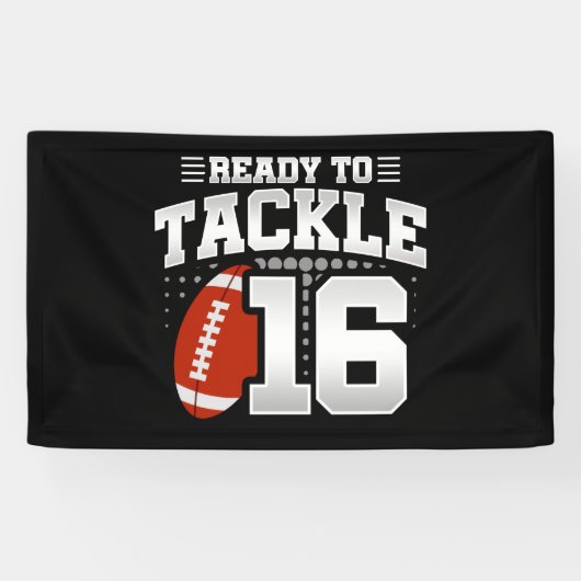 Tackle 16. Geburtstag 16 Jahre Paare Jahrestag Banner (Horizontal)