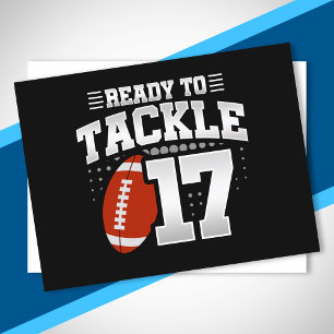 Tackle 17. Geburtstag 17 Jahre Paare Jahrestag Postkarte
