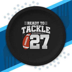 Tackle 27. Geburtstag 27 Jahre Paare Jahrestag Pappteller