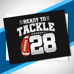 Tackle 28. Geburtstag 28 Jahre Paare Jahrestag Postkarte