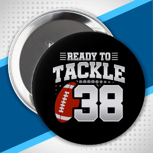 Tackle 38. Geburtstag 38 Jahre Paare Jahrestag Button