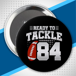 Tackle 84. Geburtstag 84 Jahre Paare Jahrestag Button