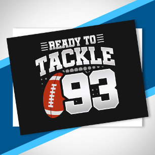 Tackle 93. Geburtstag 93 Jahre Paare Jahrestag Postkarte