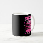 Tackle Breast Cancer Awareness American Football N Kaffeetasse (VorderseiteRechts)