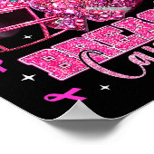 Tackle Breast Cancer Awareness American Football N Poster (Ecke)