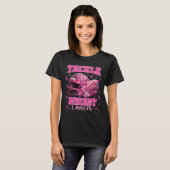 Tackle Breast Cancer Awareness American Football N T-Shirt (Vorne ganz)