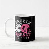 Tackle Breast Cancer Awareness Nk Ribbon American Kaffeetasse (Links)