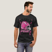 Tackle Breast Cancer Awareness Nk Ribbon Football T-Shirt (Vorne ganz)