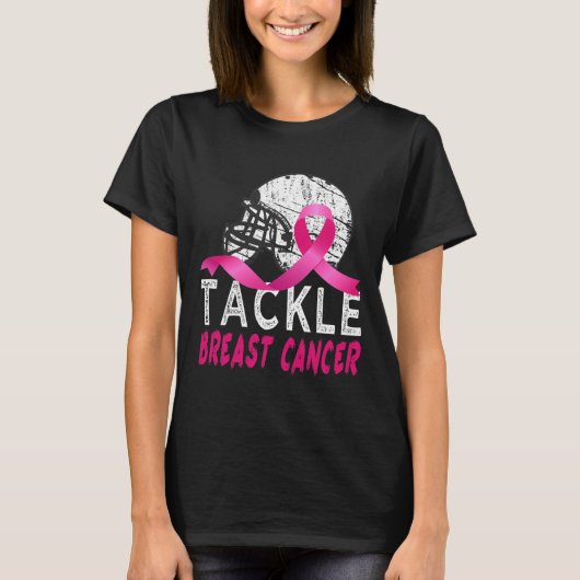 Tackle Breast Cancer Awareness T-Shirt (Vorderseite)
