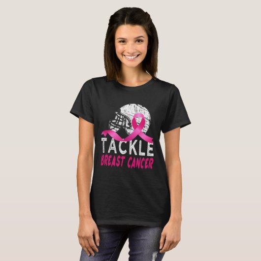 Tackle Breast Cancer Awareness T-Shirt (Vorne ganz)