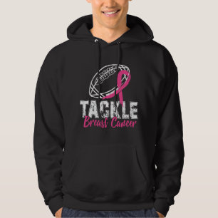 Tackle Brustkrebs-Bewusstseins-Fußball-Überlebende Hoodie