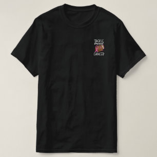 Tackle Cancer Brustkrebs-Bewusstseins-Schleife  T-Shirt