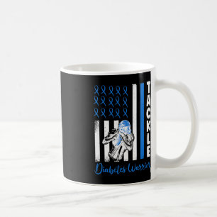 Tackle Flag USA Diabetic Blue Diabetes Typ 1 Awar Kaffeetasse