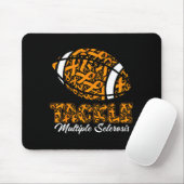 Tackle Multiple Sklerose Bewusstsein Orange Band Mousepad (Mit Mouse)
