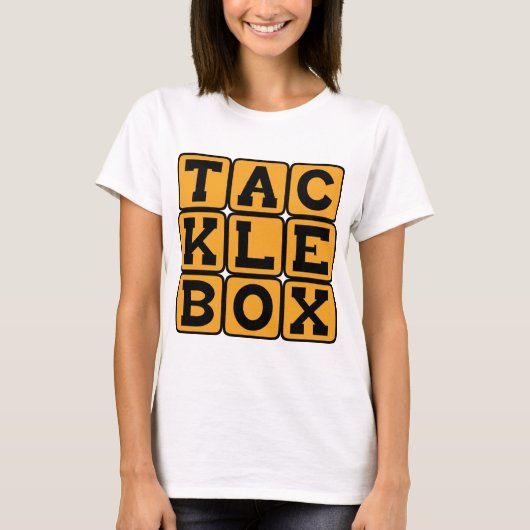 Tacklebox, Fischer-Toolkit T-Shirt (Vorderseite)