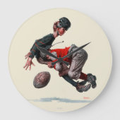 Tackled Große Wanduhr (Vorderseite)