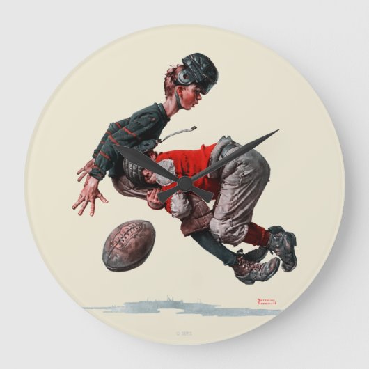 Tackled Große Wanduhr (Vorderseite)