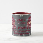 Tacky-Christmas-Pullover 2. Platz Gewinner Contest Tasse (Zentrum)