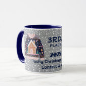 Tacky-Christmas-Pullover 3. Platz Gewinner Contest Tasse (Vorderseite Links)