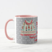 Tacky-Christmas-Pullover 3. Platz Gewinner Contest Tasse (Links)