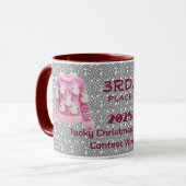Tacky-Christmas-Pullover 3. Platz Gewinner Contest Tasse (Vorderseite Links)