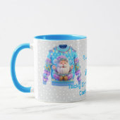 Tacky-Christmas-Pullover-Teilnehmer-zweiter-Preis- Tasse (Links)