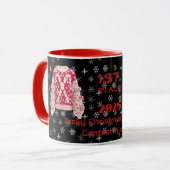 Tacky-Christmas-Pullover-Wettbewerb-Gewinner-Tasse Tasse (Vorderseite Links)