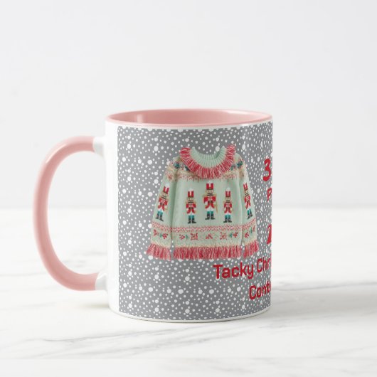 Tacky Christmas Sweater 3rd. Place Contest Winner  Tasse (Links)