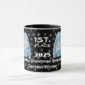 Tacky Christmas Sweater Contest Winner Mug Tasse (Zentrum)