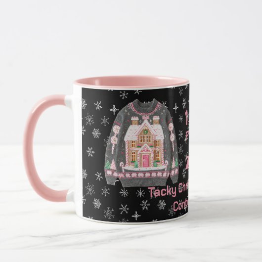 Tacky Christmas Sweater Contest Winner Mug Tasse (Links)