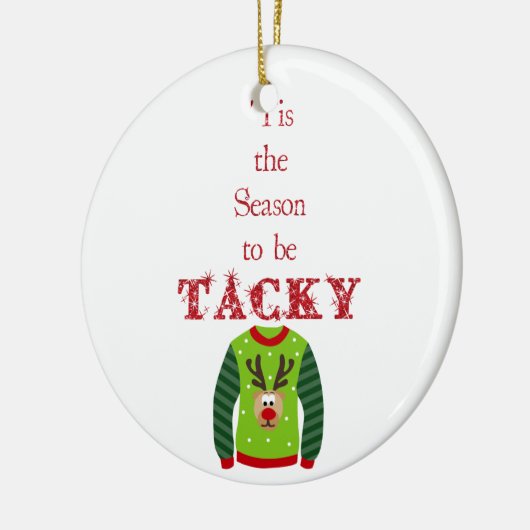 Tacky Christmas Sweater Ornament (Links)
