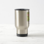 Tacky Pink Flamingo Funny Travel Mug Reisebecher (Mittel)