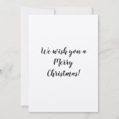 Tacky Sweater Style Buck Deer Head Weihnachten Karte (Rückseite)