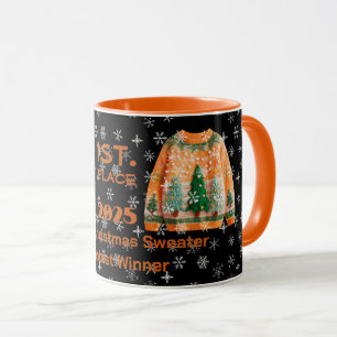Tacky-Weihnachts-Pullover-Wettbewerb-Gewinner-Tass Tasse