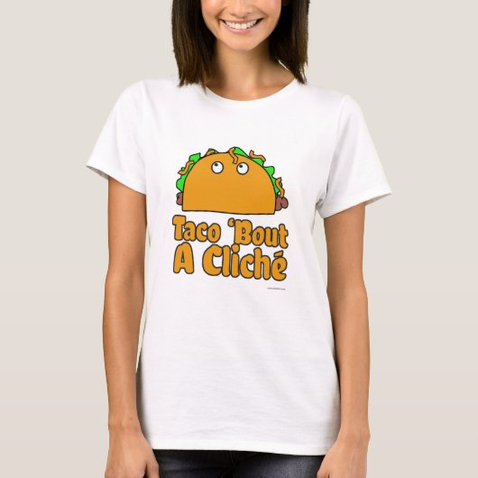 Tacliche Cliche Funny Cartoon Spaß Design T-Shirt (Vorderseite)