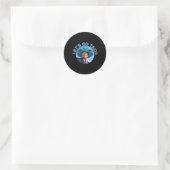 Taco 9 runder aufkleber (Tasche)