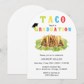 Taco-Abschluss Einladung (Vorne/Hinten)