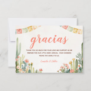 Taco-Baby-Shower-Dankeskarten Dankeskarte