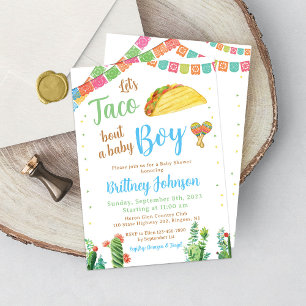 Taco Baby Shower Einladung Boy Fiesta Mexican