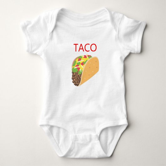 Taco Baby Strampler (Vorderseite)
