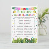 Taco Babydusche würde eher spielen, Taco Bout Hinweiskarte (Stehend Vorderseite)