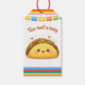 Taco Babyparty Geschenkanhänger (Vorderseite)