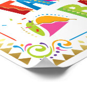 TACO BAR Fiesta Party signieren Poster (Ecke)