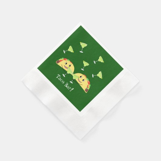 Taco Bar Napkins Serviette (Ecke)